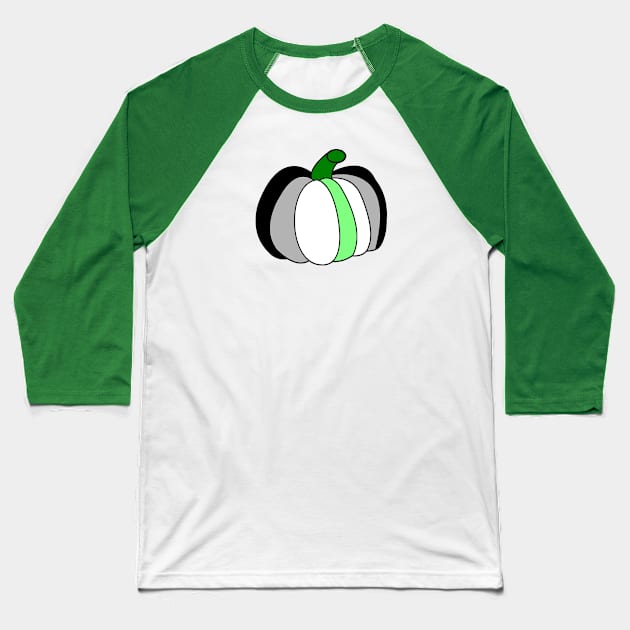 Pride Pumpkin Baseball T-Shirt by traditionation